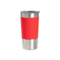 20oz Stainless Steel Tumber with Removable Silicone Sleeve (Red/White)